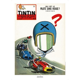 Poster Jean Graton – Couverture Tintin 1959 n°19