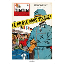 Poster Jean Graton – Couverture Tintin 1959 n°01