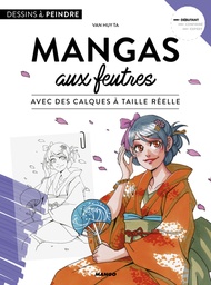 Mangas aux feutres - Avec des calques à taille réelle