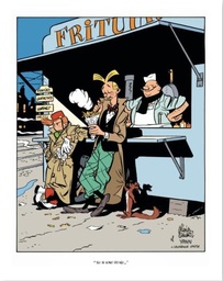 Poster Schwartz Spirou Ils se sont frités - 65x50 200ex N&S