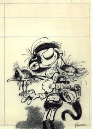 Franquin Gaston Brouillon - Le cas Lagaffe